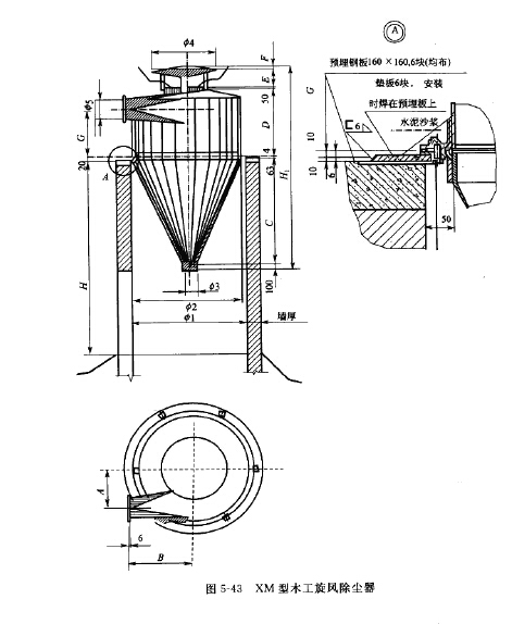XM型木工旋風(fēng)除塵器